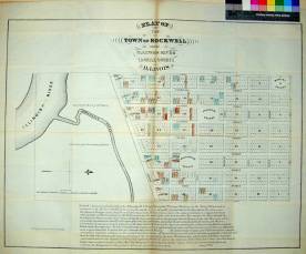 1836 Plat of Rockwell, Illinois